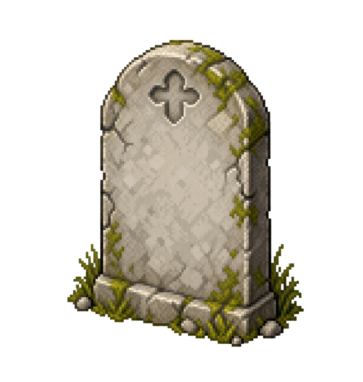 Stone grave marker
